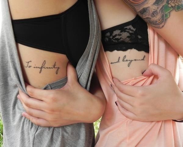 Sisters tattoos  Sister tattoo infinity Infinity tattoos Cute sister  tattoos